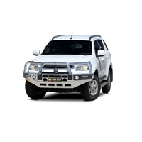 ECB Textura Black BullBar with Bumper Lights to suit Holden Colorado 7 12/12 - 08/16