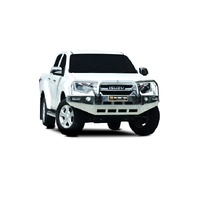 ECB Black Ripple BullBar with Bumper Lights to suit Isuzu D-Max 2WD HIGHRIDE 02/17 - 06/20