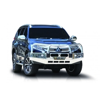 ECB Textura Black BullBar with Bumper Lights to suit Mitsubishi Pajero Sport Exceed 05/16 - 11/19