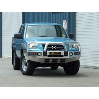 ECB Black Ripple BullBar with Bumper Lights to suit Mazda BT-50 2WD/4WD 09/08 - 09/11