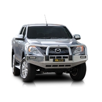 ECB Polished BullBar to suit Mazda BT-50 2WD Highrise 10/11 - 03/18