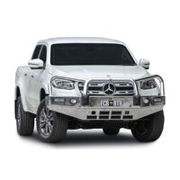 ECB Black Ripple BullBar with Bumper Lights to suit Mercedes-Benz X-Class 4CYL 04/18 - Onwards