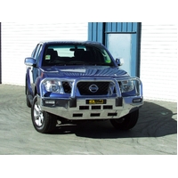 ECB Polished BullBar to suit Nissan Navara D40 ST 12/11 - 03/15