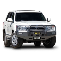 ECB Textura Black Winch BullBar to suit Toyota LandCruiser 200 Series GXL 03/12 - 10/15