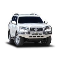 ECB Black Ripple BullBar with Bumper Lights to suit Toyota Prado GXL 11/17 - Onwards