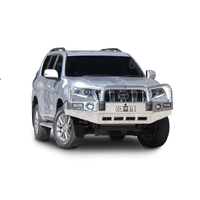 ECB Black Ripple BullBar with Bumper Lights to suit Toyota Prado Kakadu 11/17 - Onwards