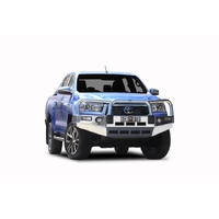 ECB Black Ripple BullBar with Bumper Lights to suit Toyota HiLux SR5 Wide Cab 05/19 - 07/20