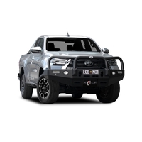 ECB Black Ripple Winch BullBar to suit Toyota HiLux Workmate Wide Cab 08/21 - Onwards