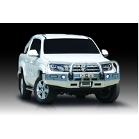 ECB Black Ripple Winch BullBar with Bumper Lights to suit Volkswagen Amarok 09/16 - 11/22