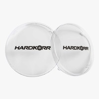 Hardkorr Clear Light Cover 9" (Pair)