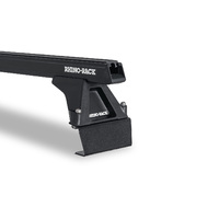 Rhino-Rack Heavy Duty RLTF Black 2 Bar Roof Rack for ISUZU N-Series Stepped Roof 2DR Truck (01/1986-Current) - JA1021