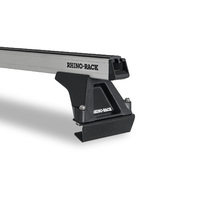 Rhino-Rack Heavy Duty RLTF Silver 2 Bar Roof Rack for ISUZU N-Series Angled Roof 4DR Truck (01/1986-Current) - JA1028