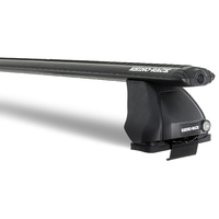 Rhino-Rack Vortex 2500 Black 2 Bar Roof Rack for NISSAN Micra 5DR Hatch (10/2010-Current) - JA1762