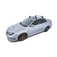 Rhino-Rack Vortex 2500 Black 2 Bar FMP Roof Rack for SUBARU Impreza 5DR Hatch (09/2007-02/2012) - JA1915