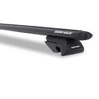 Rhino-Rack Vortex SX Black 2 Bar Roof Rack for MITSUBISHI Outlander With Roof Rails 4DR Wagon (02/2003-10/2006) - JA1933