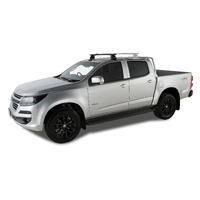 Rhino-Rack Vortex 2500 Black 1 Bar Roof Rack (Front) for HOLDEN Colorado Crew Cab 4DR Ute (01/2012-12/2020) - JA2104