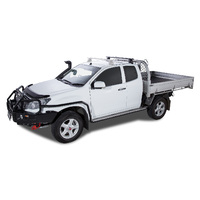 Rhino-Rack Vortex 2500 Black 1 Bar Roof Rack (Rear) for ISUZU D-Max Gen2 TF Space Cab 2DR Ute (01/2012-12/2020) - JA2105