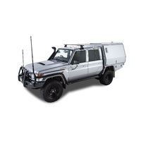 Rhino-Rack Vortex RL150 Black 1 Bar Roof Rack for TOYOTA Land Cruiser 79 series 4th Facelift Double Cab 4DR 4WD (01/2023-Current) - JA2722