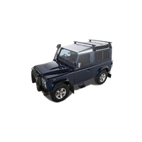 Rhino-Rack Vortex RL210 Black 2 Bar Roof Rack for LAND ROVER Defender 90 2DR 4WD (02/2010-12/2020) - JA2737