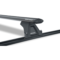 Rhino-Rack Vortex RLTF Trackmount Black 2 Bar Roof Rack for HYUNDAI iMax 5DR Van (01/2008-12/2021) - JA2753