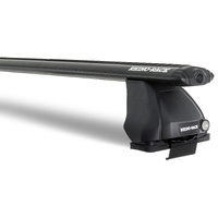 Rhino-Rack Vortex 2500 Black 2 Bar Roof Rack for TOYOTA Tacoma 3rd Gen Double Cab 4DR Ute (01/2016-12/2020) - JA3923