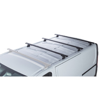 Rhino-Rack Vortex RLT600 Black 3 Bar Roof Rack (MF/MR/R) for MITSUBISHI Express LWB X82 2DR Van (01/2020-Current) - JA7927