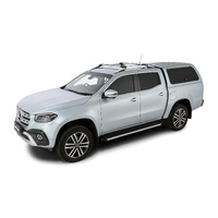 Rhino-Rack Vortex StealthBar Silver 2 Bar Roof Rack for MERCEDES BENZ X-Class With Roof Rails 4DR Ute (04/2018-Current) - JA7952