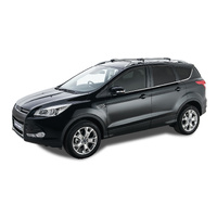 Rhino-Rack Vortex StealthBar Silver 2 Bar Roof Rack for FORD Kuga With Roof Rails 4DR SUV (05/2013-12/2016) - JA7952