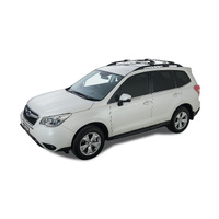 Rhino-Rack Vortex StealthBar Silver 2 Bar Roof Rack for SUBARU Forester Gen4 SJ With Roof Rails 5DR SUV (02/2013-08/2018) - JA7954