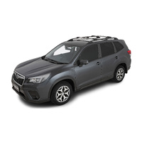 Rhino-Rack Vortex StealthBar Silver 2 Bar Roof Rack for SUBARU Forester Gen5 SK With Raised Rail 5DR SUV (01/2018-Current) - JA7954