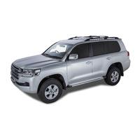 Rhino-Rack Vortex StealthBar Silver 2 Bar Roof Rack for TOYOTA Land Cruiser 200 Series With Roof Rails 5DR 4WD (01/2007-12/2021) - JA7962