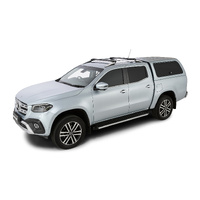 Rhino-Rack Vortex StealthBar Black 2 Bar Roof Rack for MERCEDES BENZ X-Class With Roof Rails 4DR Ute (04/2018-Current) - JA7971