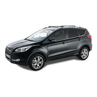 Rhino-Rack Vortex StealthBar Black 2 Bar Roof Rack for FORD Kuga With Roof Rails 4DR SUV (05/2013-12/2016) - JA7971