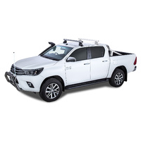 Rhino-Rack Heavy Duty 2500 Silver 1 Bar Roof Rack (Front) for TOYOTA Hilux Gen 8 Double Cab 4DR Ute (10/2015-Current) - JA7990