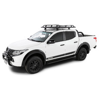 Rhino-Rack Pioneer Tradie (1528 x 1236mm) RLT600 for MITSUBISHI Triton Gen5 MQ/MR Double Cab 4DR Ute (01/2015-12/2024) - JA8677