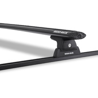 Rhino-Rack Vortex RLT600 Trackmount Black 1 Bar Roof Rack for FORD F-250 Crew Cab 4DR Ute (01/2008-12/2015) - JA8719