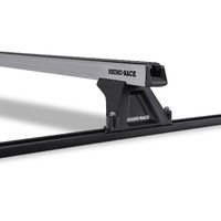 Rhino-Rack Heavy Duty RLTF Trackmount Silver 2 Bar Roof Rack for HOLDEN Combo SB 2DR Van (03/1996-08/2002) - JA8736