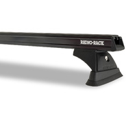 Rhino-Rack Heavy Duty RCH Black 2 Bar Roof Rack for VOLKSWAGEN Caddy Life 5DR Van (06/2006-12/2010) - JA9427