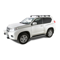 Rhino-Rack Heavy Duty RCH Black 3 Bar Roof Rack for TOYOTA Prado 150 Series 3DR 4WD (11/2009-Current) - JA9438