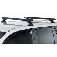 Rhino-Rack Heavy Duty RCH Black 1 Bar Roof Rack (Front) for VOLKSWAGEN Amarok 2H Single Cab 2DR Ute (01/2012-12/2023) - JA9466