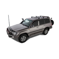 Rhino-Rack Heavy Duty RCH Black 3 Bar Roof Rack for TOYOTA Land Cruiser 100 Series 4DR 4WD (03/1998-10/2007) - JA9480