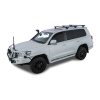 Rhino-Rack Heavy Duty RCH Black 3 Bar Roof Rack for TOYOTA Land Cruiser 200 Series 5DR 4WD (01/2007-12/2021) - JA9482