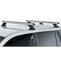 Rhino-Rack Heavy Duty RCH Silver 1 Bar Roof Rack (Front) for VOLKSWAGEN Amarok 2H Single Cab 2DR Ute (01/2012-12/2023) - JA9490