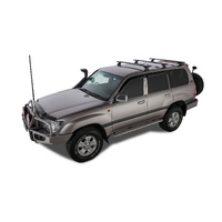 Rhino-Rack Vortex RCH Black 3 Bar Roof Rack for LEXUS LX470 4DR 4WD (05/1998-03/2008) - JA9589