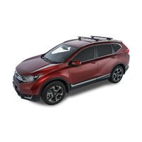 Rhino-Rack Vortex RCL Black 2 Bar Roof Rack for HONDA CR-V 5th Gen With Flush Rails 5DR SUV (01/2017-12/2023) - JA9828