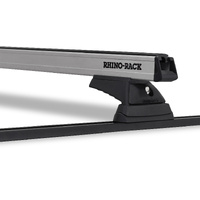 Rhino-Rack Heavy Duty RCL Trackmount Black 2 Bar Roof Rack for HOLDEN Combo SB 2DR Van (03/1996-08/2002) - JB0046