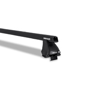 Rhino-Rack Heavy Duty 2500 Black 2 Bar Roof Rack for FORD F-250 Gen 4 Crew Cab 4DR Ute (01/2017-12/2022) - JB0308