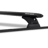 Rhino-Rack Vortex RCH Trackmount Black 2 Bar Roof Rack for TOYOTA Prado 90 Series 4DR 4WD (07/1996-02/2003) - JB0812