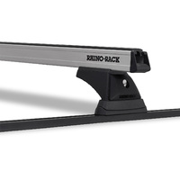 Rhino-Rack Heavy Duty RCH Trackmount Black 2 Bar Roof Rack for TOYOTA Prado 90 Series 4DR 4WD (07/1996-02/2003) - JB0814