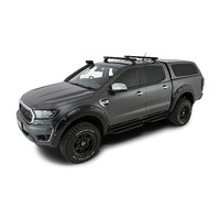 Rhino-Rack Heavy Duty RCH Black 2 Bar Roof Rack for MAZDA BT50 Gen2 Dual Cab 4DR Ute (01/2011-12/2020) - JB1673